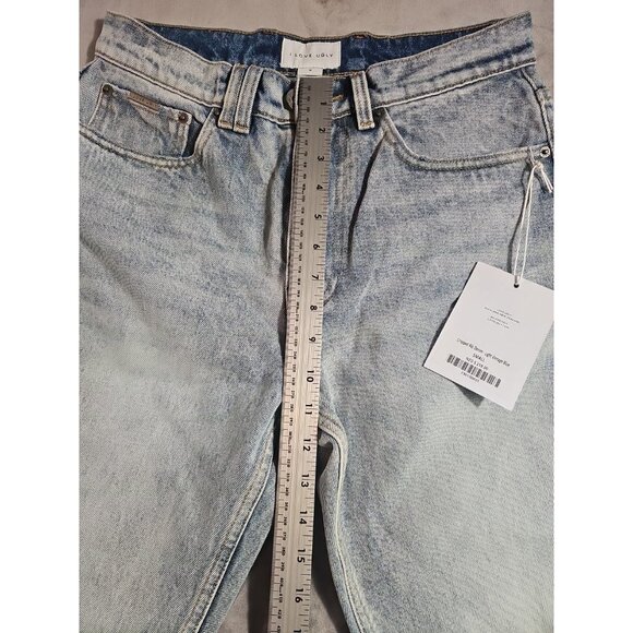 I Love Ugly Men's Light Blue  Denim Jeans Size 30  Small "Fear Nothing"(HL91) - Picture 2 of 10